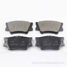 D1212High Quality Toyota Camry Rear Ceramic Brake Pads
